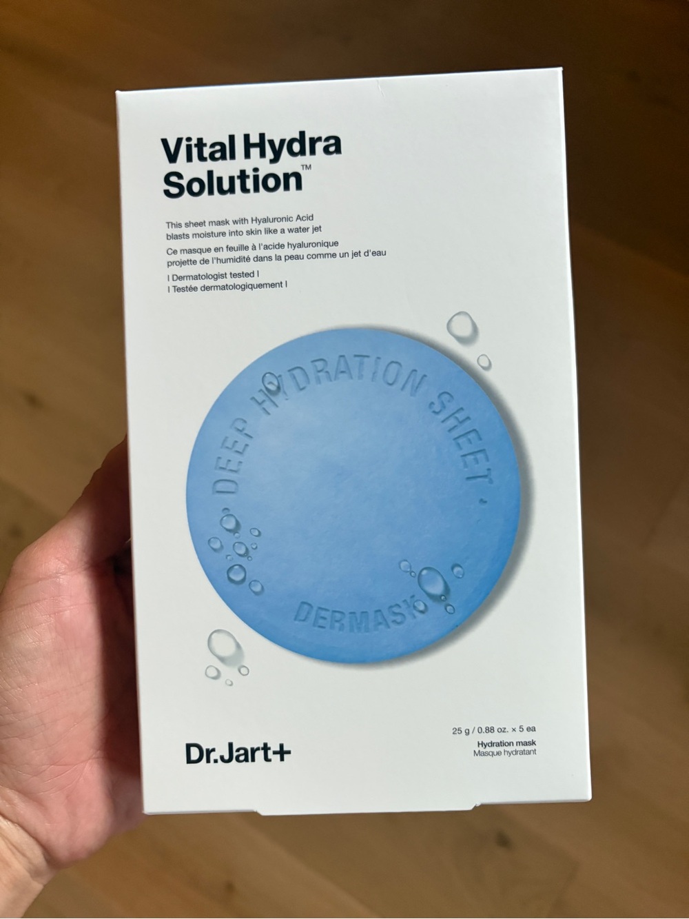 Dr.Jart+ Vital Hydra Solution Sheet Mask- 5 masks in the box!